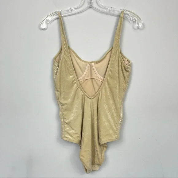 Anna Club By La Perla One Piece Swimsuit Velour Velvet Snake Print Bikini 48 12 - Picture 11 of 16